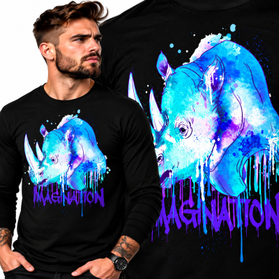 LONGSLEEVE ZWIERZĘTA  NOSOROŻEC